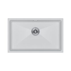 Мойка LUMI 74UNI, IT-GRANIT, LU74-WH, белый, 740х460, Paulmark