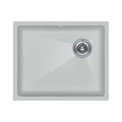 Мойка LUMI 55UNI-SKEW, IT-GRANIT, LU55SK-WH, белый, 555х440, Paulmark