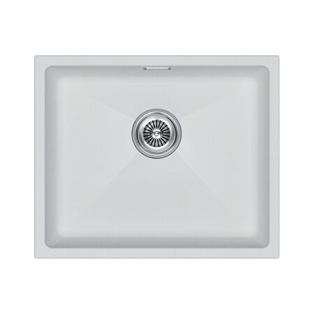 Мойка LUMI 55UNI, IT-GRANIT, LU55-WH, белый, 555х460, Paulmark